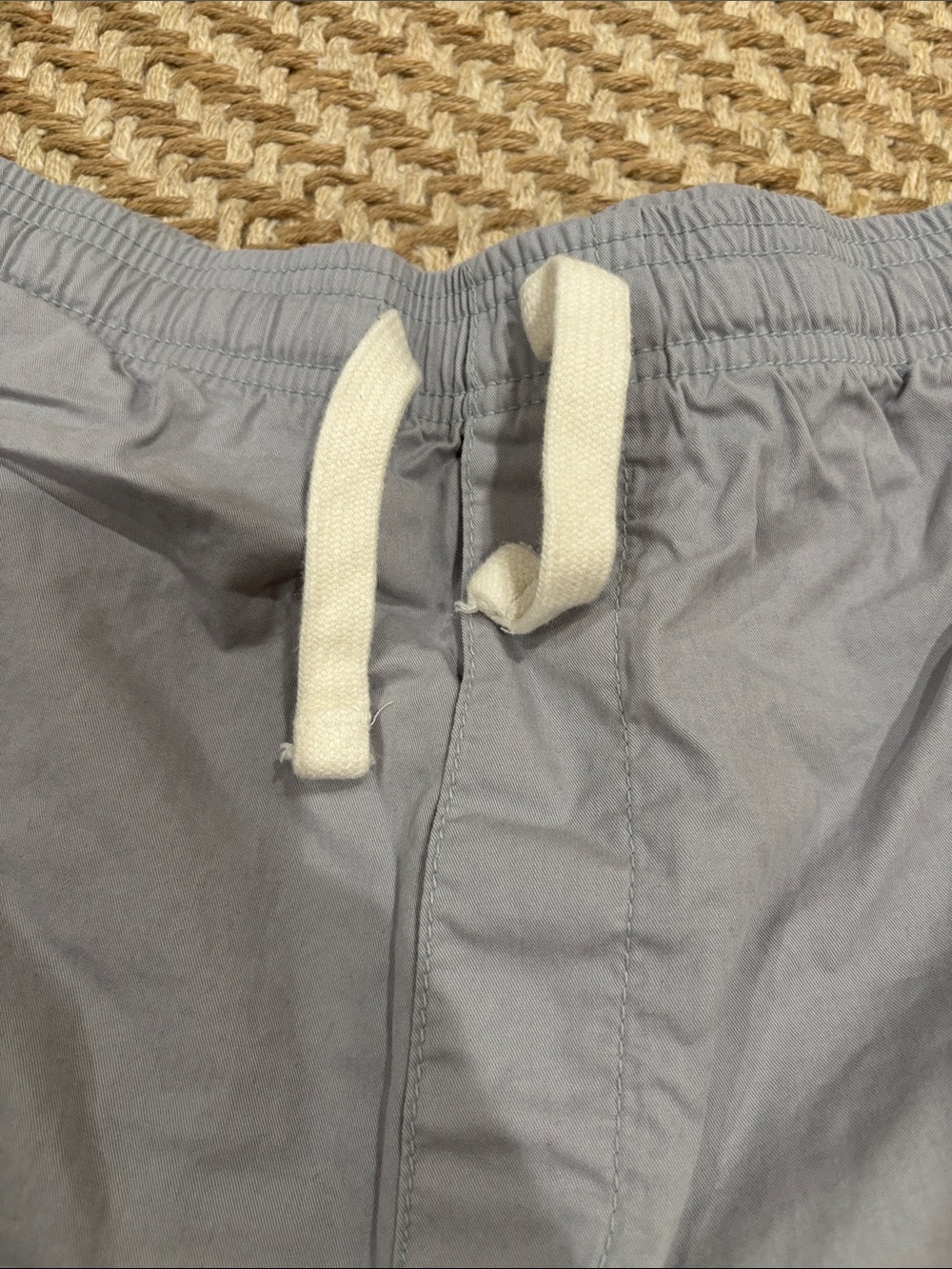 Goodfellow & Co Light Gray Men's Athletic Drawstring Shorts - Picture 2 of 3